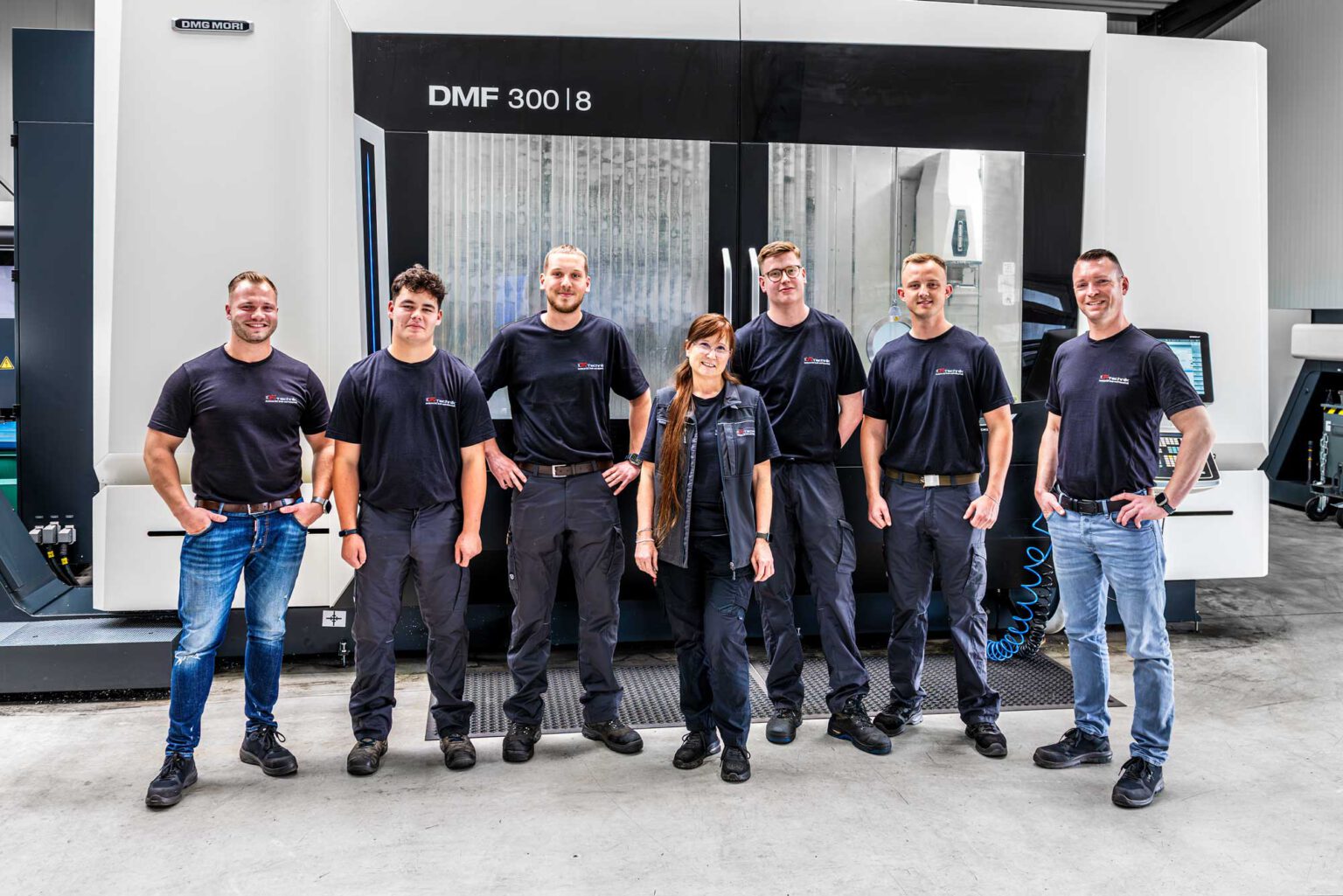OPZ Technik Olfen CNC Dreh und Frästechnik Teamfoto